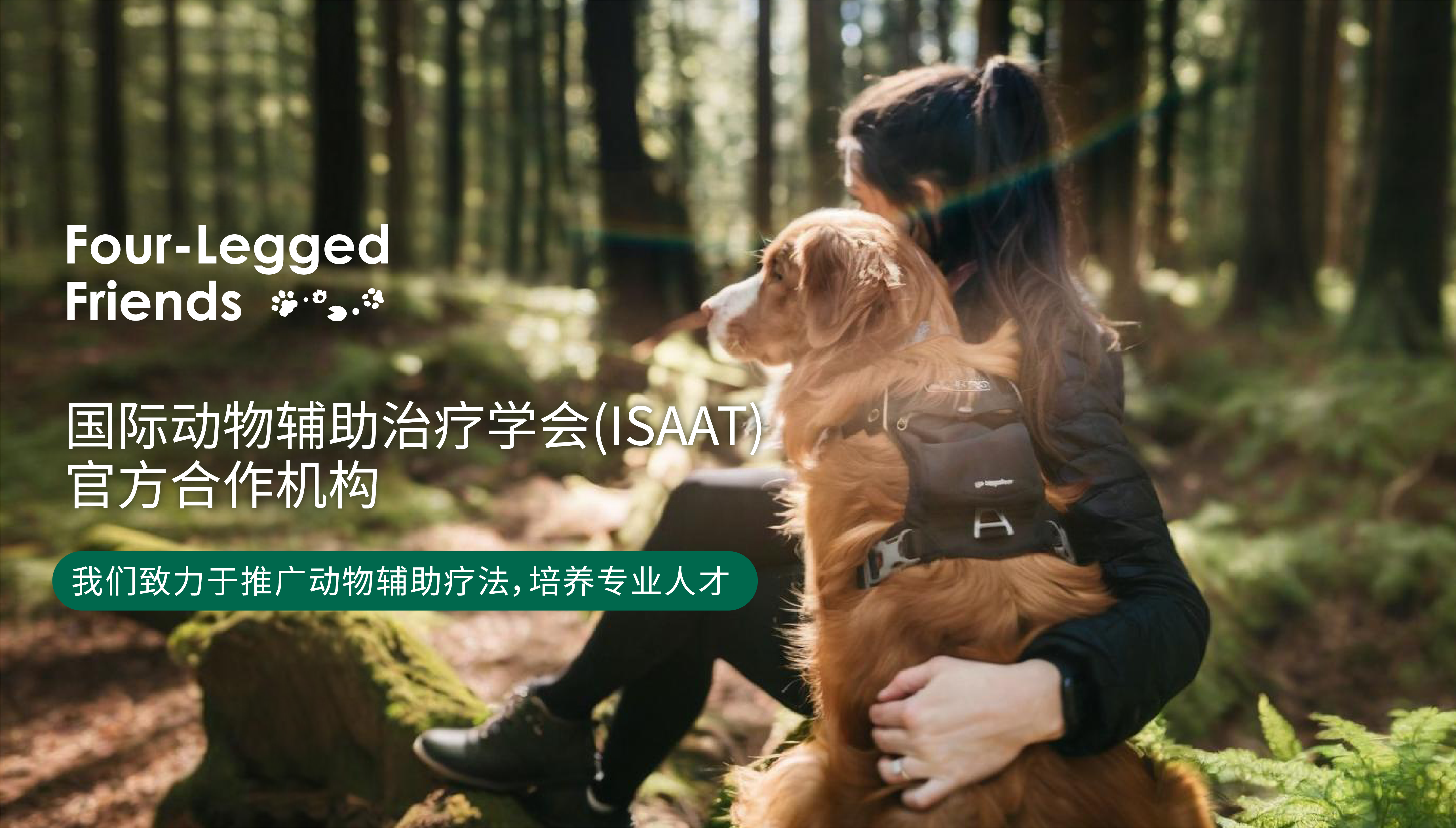 Girl with therapy dog
